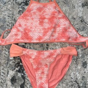 Aerie Matching Bikini Size Small in Coral